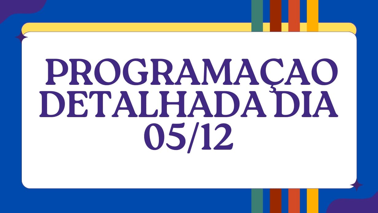 programacao 05/12 especifica link