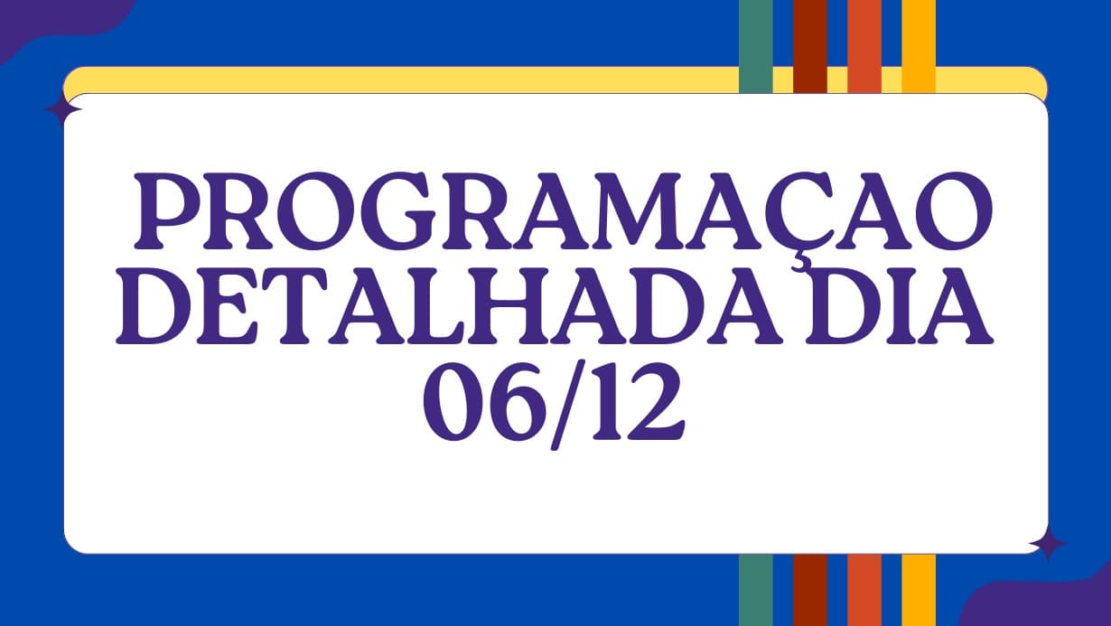 programacao 06/12 especifica link
